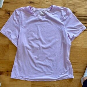 SKIMS Fits Everybody T-Shirt Womens 2XL Sugar Plum Purple Crew Neck
